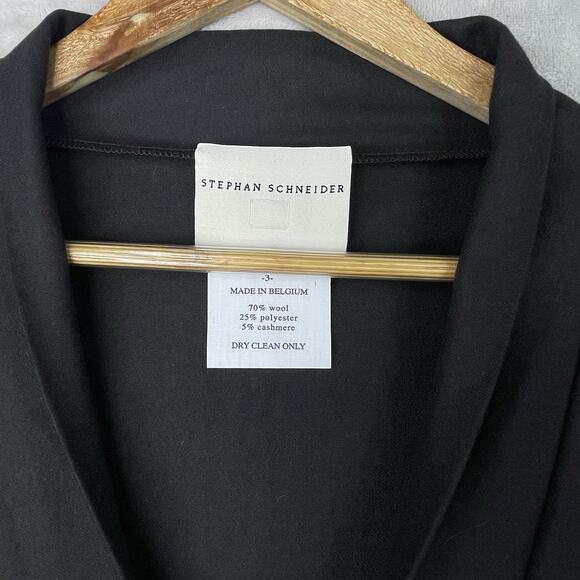 Stephan Schneider Clockwork Black Tunic Dress Large Cashmere / Wool / Poly Blend - Picture 5 of 12